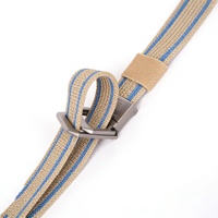 Ceinture Tactique en Sangle Tressée Multicolore Durable, de Haute Qualité, Confortable, Style Décontracté, Boucle en Alliage avec Anneau en D