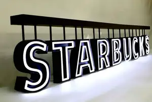 benutzerdefiniertes 3d-logo büro innenbereich unternehmen wand schildbrett innenbereich büro beschilderung design firma 3d buchstabe restarunt beschilderung