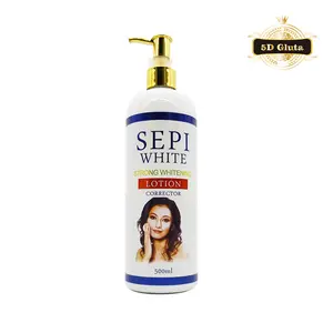 5D GlutaSEPI WHITEストロングホワイトニングコレクター偶数トーンフェードダークスポット栄養ボディローション500ml