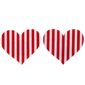 <span class=keywords><strong>Pegatinas</strong></span> para Pezones con Rayas Rojas y Blancas, Bonitas y Sexys, Cubrepezones Invisibles con Forma <span class=keywords><strong>de</strong></span> Estrella, Ropa Interior Íntima - Product Image 5