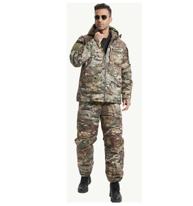 Traje de entrenamiento para cosplay al aire libre DFG02, traje de invierno de camuflaje CO verde negro FG camo, personalizado, en stock. - Product Image 1