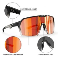 Lunettes de soleil pour hommes, idéales pour le camping, la randonnée, la pêche, les voyages et les sports en plein air.