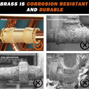 Conector de Latón Forjado Boeray con Certificación DOT para Líneas de Aire de Camiones y Sistemas Industriales, 300 PSI, -65F a +200F - Product Image 6