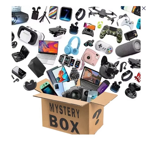 Mysterious Electronics Mystery Box for Gamers Surprise Kraftpaper Jewelry Gift Festival Mystery Box Gift