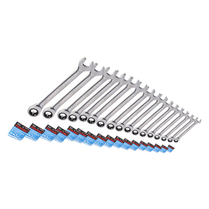 Juego de Llaves Combinadas de Trinquete de Cabeza Fija FIXTEC de 72 Dientes, 6mm-27mm, CRV, Modelo FHRCW06-FHRCW27 - Product Image 2