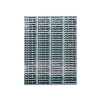 Autocollant d'étiquette en métal thermique auto-adhésif imperméable à l'eau conception métallique 3D logo en relief en vinyle autocollant en métal pour bouteille de parfum