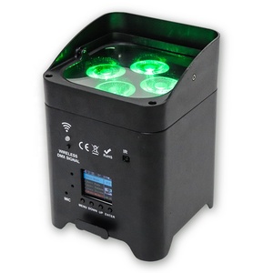 Freedom Par Hex-4 unidades * 18w RGBWA UV 6 en 1, minibatería recargable inalámbrica DMX, luz PAR - Product Image 2