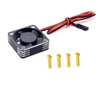 Kipas Casing Logam 3650 Motor ESC 5V-8.4V Kipas Pendingin Kecepatan Tinggi 30 * 30 * 10mm