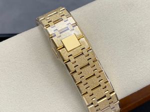 <b>Top</b>-quality luxurious gold waterproof mechanical watch with <b>rainbow</b> design, 41mm, 3132 movement, open-worked watch - Product Image 5