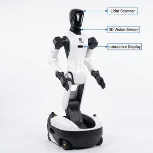 Robot de Interacción para Servicios Hoteleros de Lujo AGIBOT G2, 26 DOF, Control por Gestos con Mano Biónica, Batería de <span class=keywords><strong>4</strong></span> Horas de Duración, Carga Automática, IP42 - Product Image 5