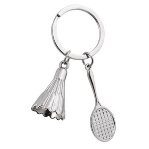 Set di Portachiavi Personalizzati con Logo per Badminton, Gadget Aziendale con Logo Personalizzato - Product Image 1
