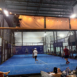APEX Agent Wanted VIP Club Padel Court, structure galvanisée à chaud, verre trempé de 12 mm, matériaux haut de gamme, design esthétique - Product Image 1