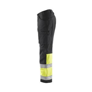 BLAKLADER - 156225179933D104 Pantalon softshell haute visibilité Noir/Jaune-EAN 7330509586297 HI-VIS WORKWEAR - Product Image 5