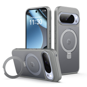 Étui de téléphone magnétique sans fil de luxe pour Google Pixel 9 10 Pro Xl, en matériau TPU+PC, avec support, pour les affaires - Product Image 1