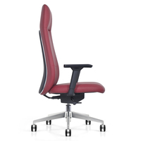 Directeur patron PDG Mobilier de bureau exécutif commercial moderne personnalisé Chaise de bureau à dossier haut en cuir PU