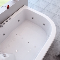 Baignoire autoportante moderne en acrylique écologique Jaccuzii pour salle de bain et spa