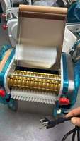 Machine de découpe de pâte à rouleaux Chin Chin de comptoir, automatique, motorisée, compacte, pour snacks, pâtisseries et boulangeries, usage commercial