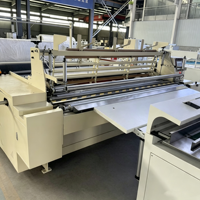 Máquina Compacta Mini Semiautomática para Rebobinar y Cortar Papel Higiénico, Máquina para Fabricar Papel Higiénico para Emprendimientos
