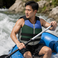 Gilet de sauvetage pour rafting 150N, PFD pour eaux vives, gilet de sauvetage en Oxford 600D, kayak, sports nautiques, sauvetage en rivière