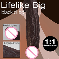 Masturbateurs géants noirs de 11 pouces, jouet sexuel pour adultes, produit pour femmes, en silicone liquide, réaliste, gros dildo pour femmes et hommes