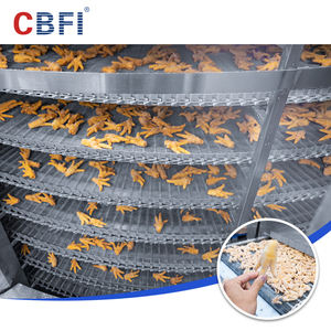 יצרנית cbfi מחיר לחם גלידת בשר גלידת מארז עצמי אריזה מחיר מקפיא ספירלה - Product Image 3