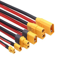 XT-60/XT60 Kabel Harness Silikon Otomotif 2-inti Jantan dan Betina