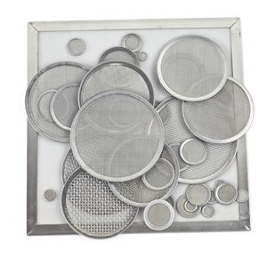 마이크론 등급 스테인레스 스틸 소결 와이어 천 짠 필터 디스크 절대 정밀 여과 일관된 성능 절단 - Product Image 2