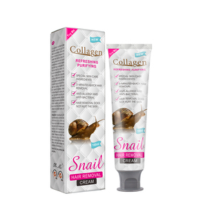 Crème dépilatoire semi-permanente au collagène d'escargot, peau lisse, sans taches noires, crème dépilatoire <span class=keywords><strong>pour</strong></span> hommes et femmes - Product Image 6