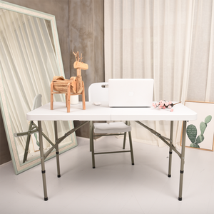 Fabrik preis OEM Tragbarer Picknick-Klapptisch 4-Personen-Klapptisch Kunststoff BSCI - Product Image 2