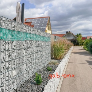 กล่องเกเบี่ยนเชื่อมชุบสังกะสีกรงเกเบี่ยนเชื่อมรั้วหินประดับ Wall100x80x30cm - Product Image 5