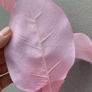 A-197 Foglia Artificiale Rosa a Stelo Singolo 90cm, Fiori di Seta Sciolti per Decorazioni Matrimoniali, Lauree e Natale - Product Image 6