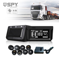Nouveau capteur TPMS universel pour camion, système de surveillance de la pression des pneus numérique automatique avec écran LCD, capteur externe 433,92 MHz 12-24 V