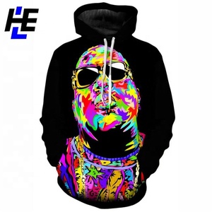 เสื้อฮู้ดแขนยาวสำหรับผู้ชายเสื้อมีฮู้ดพิมพ์ซับลิเมชันด้วย3D โพลีเอสเตอร์100% - Product Image 4