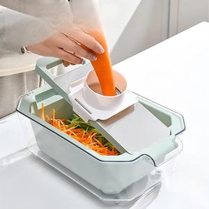 UCO Coupe-légumes manuel multifonctionnel, hachoir à aliments, <span class=keywords><strong>râpe</strong></span> <span class=keywords><strong>en</strong></span> acier inoxydable, <span class=keywords><strong>mandoline</strong></span>, trancheuse à légumes, durable - Product Image 4