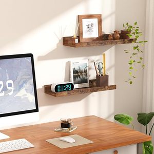Noce Design moderno a parete Rack di stoccaggio senza trapano installazione bagno e soggiorno mensola <span class=keywords><strong>per</strong></span> wc e <span class=keywords><strong>lavabo</strong></span> - Product Image 1