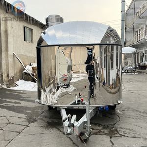 Chariots et remorques alimentaires mobiles en acier inoxydable pas chers de Chine, cuisine entièrement équipée, camion de restauration rapide pour la restauration rapide et les collations - Product Image 3