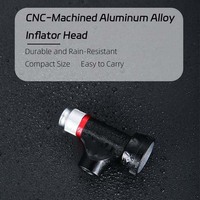 PRO-STAR Emergency Portable Mini CO2 Bicycle Pump Gauge Aluminum Alloy Schrader/Presta Valve Road/Mountain Bike Tire Inflation