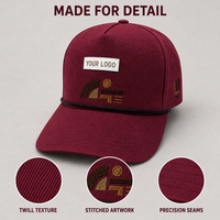 Casquettes de baseball ajustables personnalisées OEM 5 et 6 panneaux en polyester/coton – Unisexe, mode adulte, sport et décontracté