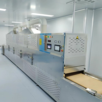 Machine de séchage et de stérilisation par micro-ondes à tunnel industriel, machine de séchage pour épices, poudre de poivre, cumin, thé, herbes, feuilles