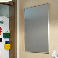 Marco Magnético de Fotos de Acero Inoxidable y Aleación de Aluminio, Decorativo, Moderno, Minimalista, para Exhibición de Fotos en Pared de Dormitorio