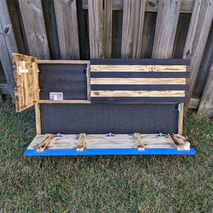 Thủ công U.S. Tủ cờ với khóa từ hai ngăn che giấu để lưu trữ nhiều tạp Chí súng ngắn - Product Image 1