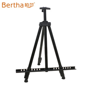 Bertha Aluminum <b>Easel</b> Adjustable Height Painting Stand Black Portable Drawing Support - Product Image 5