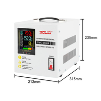 Régulateur de tension automatique personnalisé 220V AVR + Régulateur 3KVA 3000W 5000W Stabilisateur pour climatiseurs et ventilateurs AC