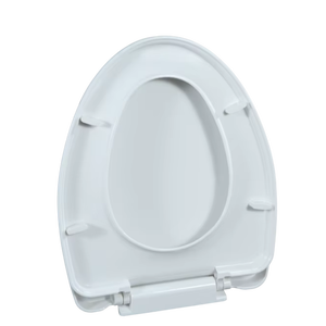 Couvre-siège de toilette blanc de luxe à fermeture douce avec protection antibactérienne et système d'installation simple pour les maisons modernes - Product Image 1