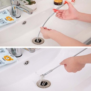 ZK30 60/85/160cm strumenti di dragaggio per tubi <span class=keywords><strong>a</strong></span> <span class=keywords><strong>molla</strong></span> di drenaggio serpentone/pulitore stecche per pulizia strumenti per la pulizia della casa per lavello da cucina - Product Image 6