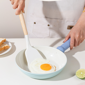 Sartén Antiadherente Azul con Tapa de Vidrio, 24cm/28cm, Apta para Inducción, Libre de PFOA, Mango Ergonómico, 2026 - Product Image 3