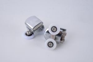 Lot de 8 roues à roulettes modernes en alliage de zinc ABS, accessoires de salle de douche excentriques pour porte et fenêtre de salle de bain - Product Image 2