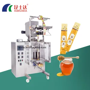 KUNSHIDA Automatic Support customization 10g 15g 20g 30g stick chocolate liquid honey Sachet Filling Shaped Bag packing machine