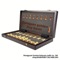 Échiquier magnétique pliable en ébène haut de gamme, jeu d'échecs de luxe, échecs internationaux, utilisation en intérieur pour adultes, enfants, étudiants - Puzzle
