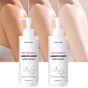 Lotion corporelle hydratante et éclaircissante à la nicotinamide 300 ml, soin de la peau, parfum, antioxydant, fabriquée en usine OEM - Product Image 6